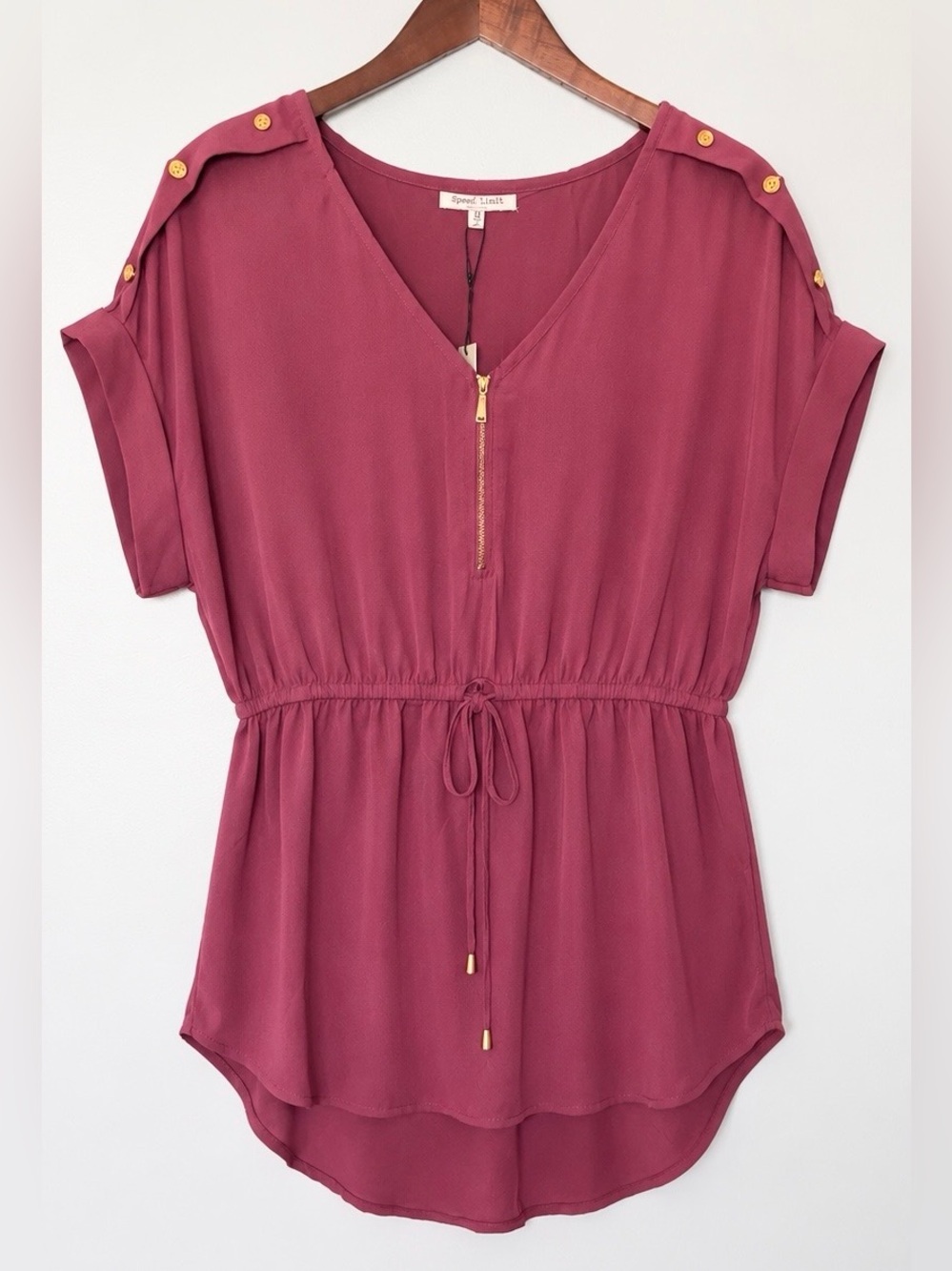 NWT Speed Limit MPH Blouse | Wild Ginger | Size 1x